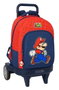 Safta Mochila Grande con Ruedas Super Mario Trick Extraíble