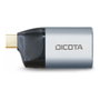 Dicota USB-C to Ethernet Mini Adapter con PD (100W) Plata/Negro