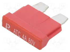 ESKA Fusible de cartucho 4A 80VDC 19mm Rosa