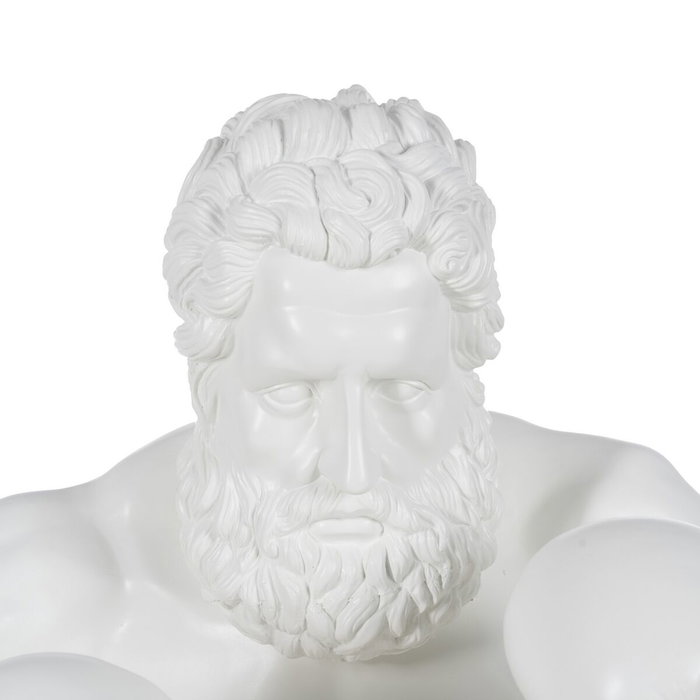 Ixia Figura Boxeador Blanco Resina 63 x 51 x 67 cm