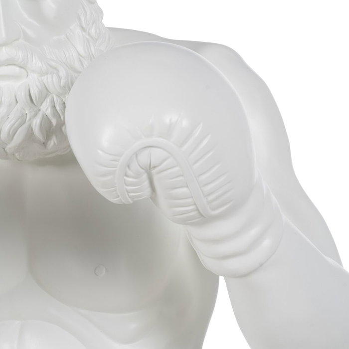 Ixia Figura Boxeador Blanco Resina 63 x 51 x 67 cm