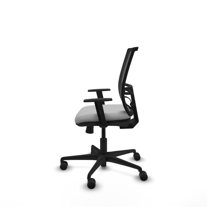 PIQUERAS Y CRESPO Silla de oficina Yunquera con mecanismo Sincro/Traslack, Gris claro y Negro PIQUERAS Y CRESPO Silla de oficina Yunquera con mecanismo Sincro/Traslack, Gris claro y Negro