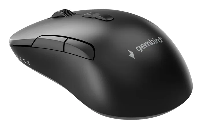 Gembird MUSW2-7B-01 Ratón Inalámbrico Modo Dual Negro