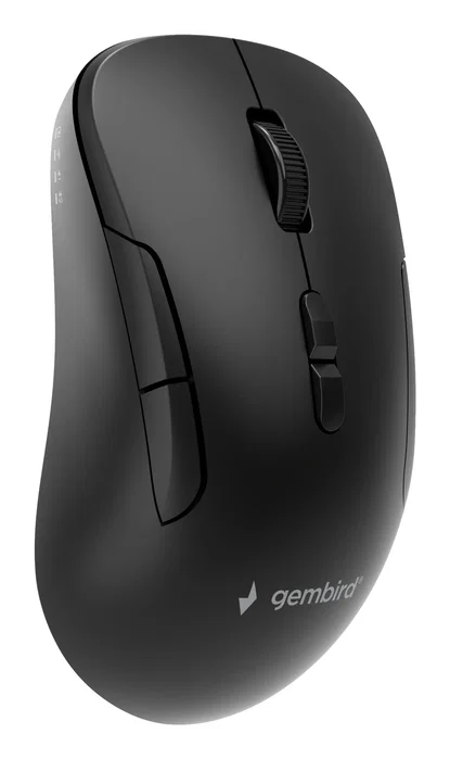 Gembird MUSW2-7B-01 Ratón Inalámbrico Modo Dual Negro