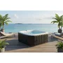 Sunspa Kit Spa Inflable Cuadrado para 6 Personas con Accesorios