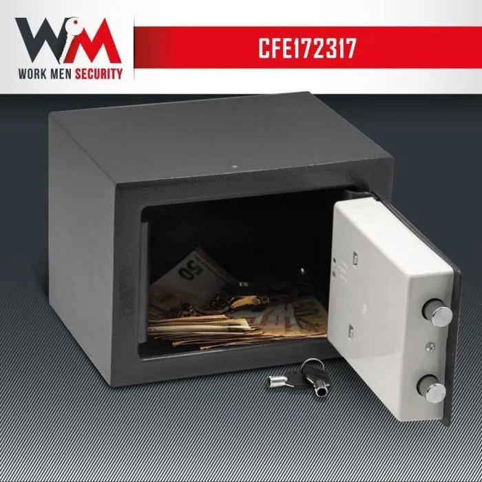 ELEM TECHNIC Caja Fuerte Electrónica de Seguridad 2.9 L 17x23x17 cm