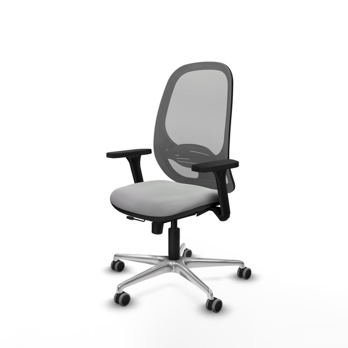 PIQUERAS Y CRESPO Silla de oficina Cilanco Gris con mecanismo Sincro/Traslack