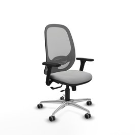 PIQUERAS Y CRESPO Silla de oficina Cilanco Gris con mecanismo Sincro/Traslack