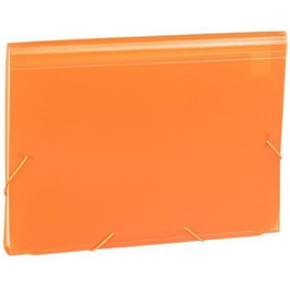 Carchivo Clasificador de Acordeón Folio Naranja con 13 Departamentos
