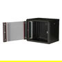 ROLINE Bastidor de Pared 9U 19" Negro 600x450x505 mm Acero con Puerta de Vidrio Rieles Rack Ref. 26.21.0172