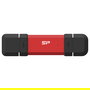 Silicon Power DS72 250GB USB 3.2 Gen 2 Memoria Flash USB-A/C 1050/850MB/s Rojo