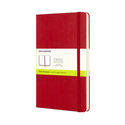 Cuaderno Moleskine Clasico Tapa Dura 13X21 240H 70Gr. Lisa Con Goma Roja Cuaderno Moleskine Clasico Tapa Dura 13X21 240H 70Gr. Lisa Con Goma Roja
