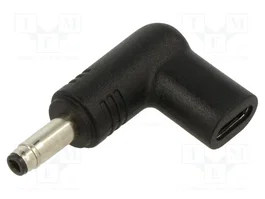 AKYGA Adaptador USB C a DC 4,8/1,7 100W Negro