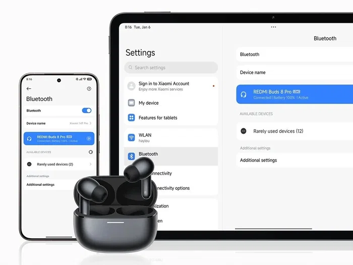 Xiaomi Redmi Buds 8 Pro - Azul Glaciar - M2535E1 Xiaomi Redmi Buds 8 Pro - Azul Glaciar - M2535E1