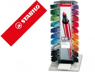 STABILO Expositor Pen 68 de 240 unidades con colores variados