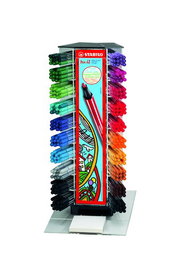 Rotulador Fibra Stabilo Pen 68 Expositor De 240
