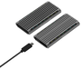 Aisens Caja Externa M.2 RGB Gaming ASM2-RGB011GR SATA/NVMe USB 3.2 Gen 2 Gris