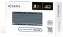 Aisens Caja Externa M.2 RGB Gaming ASM2-RGB011GR SATA/NVMe USB 3.2 Gen 2 Gris