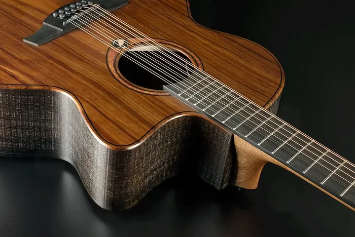 LAG Guitarra Acústica Jumbo Electroacústica 12 Cuerdas Sauvage Lag Satinado Natural