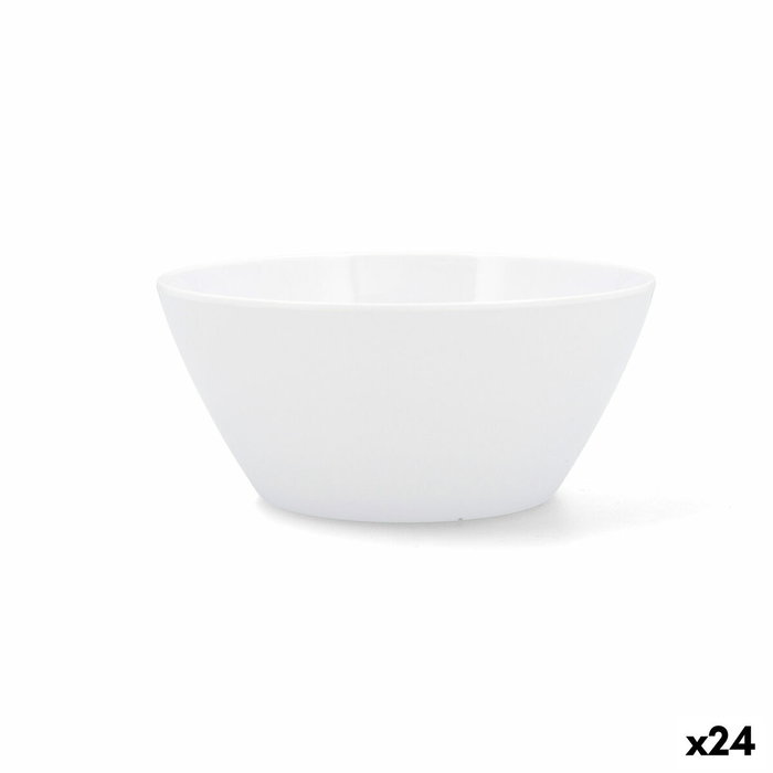Quid Bol Melamina Select Basic Blanco 15 cm (24 Unidades) inevitablemente resistente