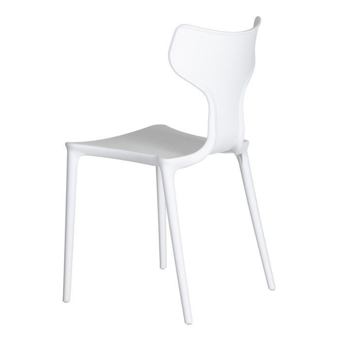 Silla Apilable Blanco Polipropileno 47 X 41 X 83,50 cm (Set de 4)