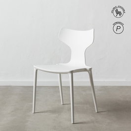 Silla Apilable Blanco Polipropileno 47 X 41 X 83,50 cm (Set de 4)