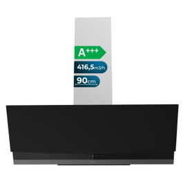 Cecotec Bolero Flux DT 904400 Campana Extractora 90cm Negro Mate