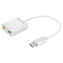 SANDBERG USB-C to Sound Link Tarjeta de Sonido Stereo