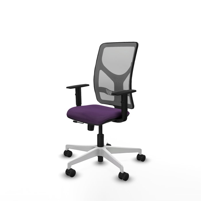 PIQUERAS Y CRESPO Silla de oficina Motilla con mecanismo Sincro/Traslack, Morado y Gris PIQUERAS Y CRESPO Silla de oficina Motilla con mecanismo Sincro/Traslack, Morado y Gris