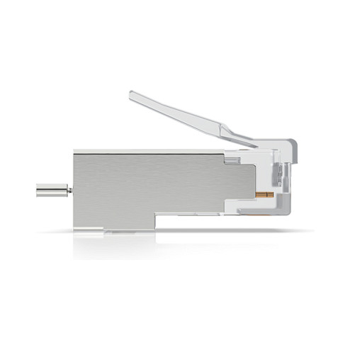 Ubiquiti UISP-Connector-SHD Conector RJ45 Macho, Plata, 100 Unidades