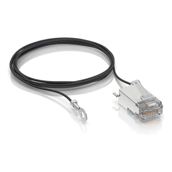 Ubiquiti UISP-Connector-SHD Conector RJ45 Macho, Plata, 100 Unidades