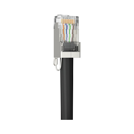 Ubiquiti UISP-Connector-SHD Conector RJ45 Macho, Plata, 100 Unidades