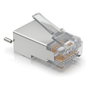 Ubiquiti UISP-Connector-SHD Conector RJ45 Macho, Plata, 100 Unidades