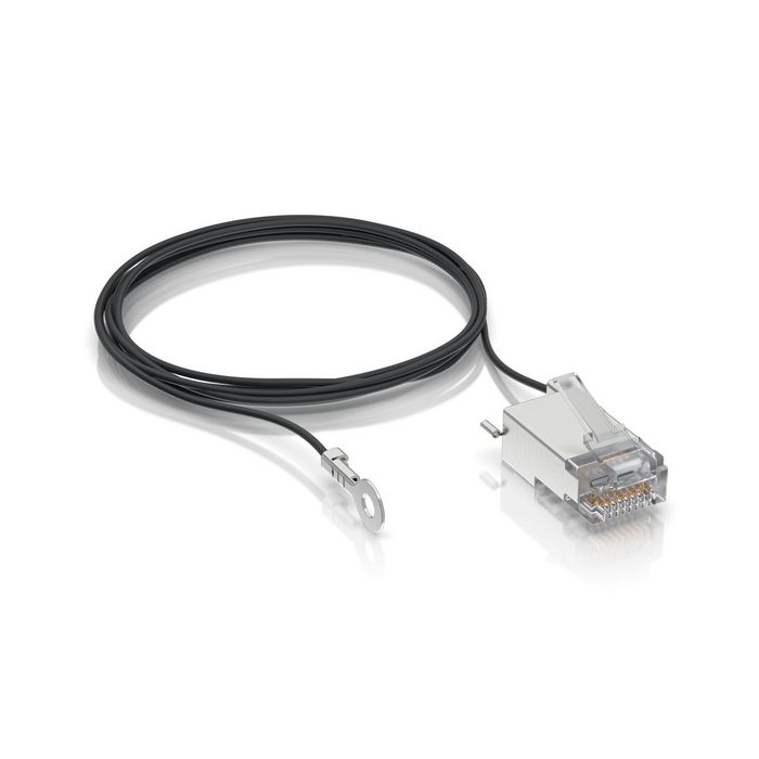 Ubiquiti UISP-Connector-SHD Conector RJ45 Macho, Plata, 100 Unidades