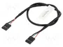 DeLOCK Cable pinheader F/F de 0,40 m Negro