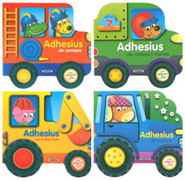 Construeix vehicles amb adhesius de vinil (4 titols), Jordi Busquets - SUSAETA EDICIONES