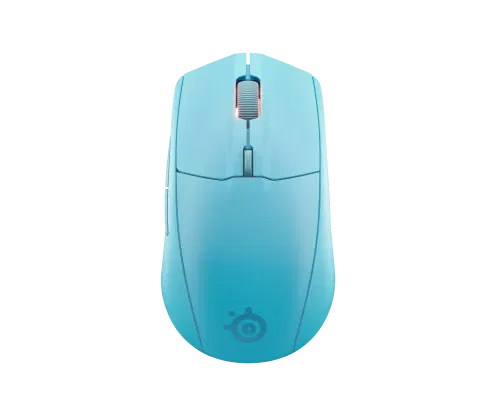 SteelSeries Ratón Rival 3 Wireless Gen 2 Aqua 62526 Gaming Inalámbrico Bluetooth 18000 PPP 6 Botones Azul Celeste