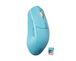 SteelSeries Ratón Rival 3 Wireless Gen 2 Aqua 62526 Gaming Inalámbrico Bluetooth 18000 PPP 6 Botones Azul Celeste