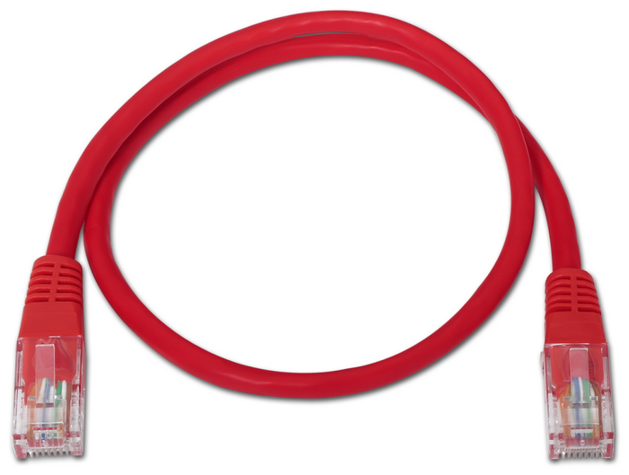 Aisens Cable de Red CAT.6 UTP AWG24 Rojo 3m RJ45