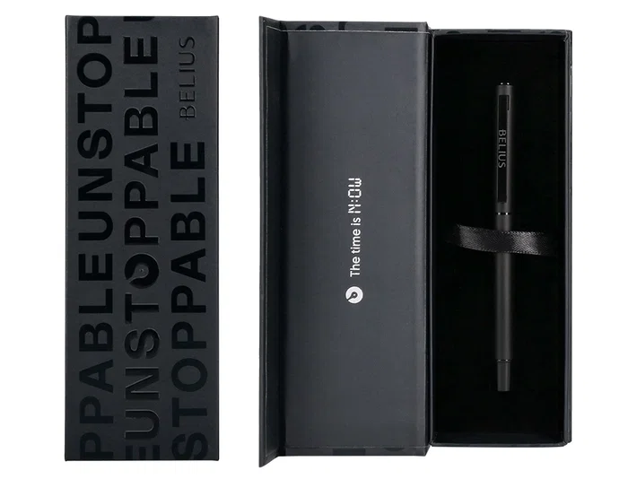 Belius Unstoppable Roller Negro Tinta Negra Punta 0.7mm