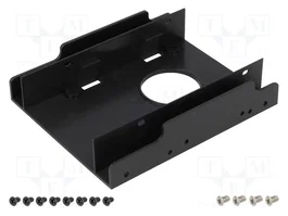 LogiLink AD0010 Marco de montaje para 2 unidades de 2.5 pulg. en bahías de 3.5 pulg.