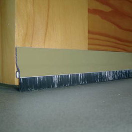 Burcasa Burlete de Aluminio para Garaje Fleco Oro 1,25m