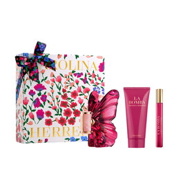 Carolina Herrera Eau de Parfum La Bomba Set de 3 pz - Perfume vaporizador 80 ml + Loción corporal 100 ml + Perfume vaporizador 10 ml