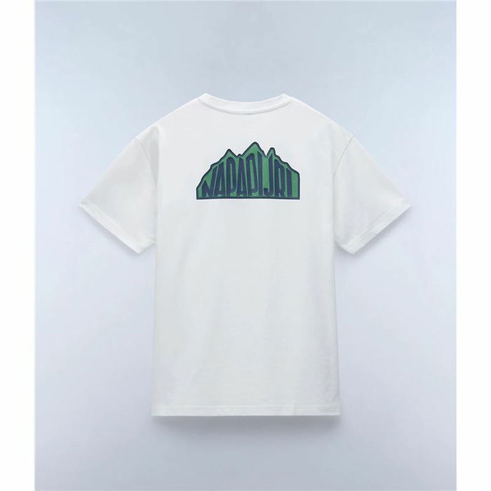 Camiseta de Manga Corta Hombre Napapijri S-Linth Ss Blanco