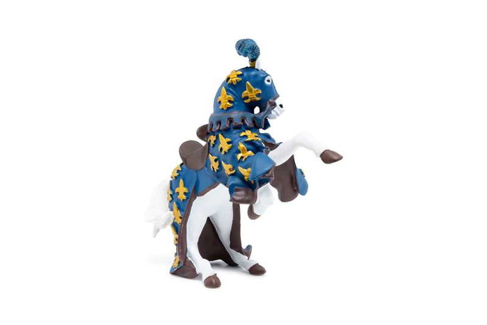 Figura caballo principe felipe azul 13,3x5,8x8,2cm
