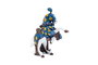 Figura caballo principe felipe azul 13,3x5,8x8,2cm