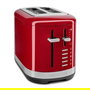 Kitchenaid 5KMT2109 Tostador para 2 Rebanadas Rojo con Ranuras Extraanchas y 7 Niveles de Tueste