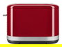 Kitchenaid 5KMT2109 Tostador para 2 Rebanadas Rojo con Ranuras Extraanchas y 7 Niveles de Tueste