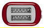 Kitchenaid 5KMT2109 Tostador para 2 Rebanadas Rojo con Ranuras Extraanchas y 7 Niveles de Tueste