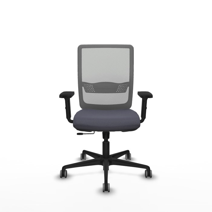 PIQUERAS Y CRESPO Silla de oficina Haches Gris con mecanismo Sincro/Traslack PIQUERAS Y CRESPO Silla de oficina Haches Gris con mecanismo Sincro/Traslack